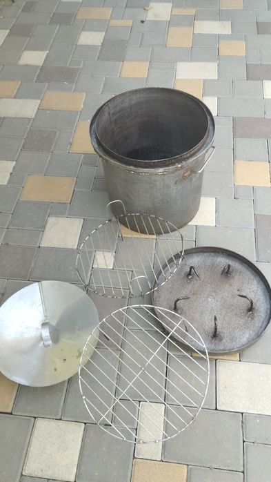 Коптилка из нержавейки б/у