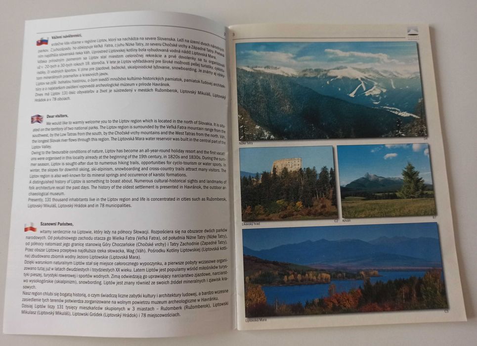 Czechy Słowacja Kras Morawski Preszow Liptów przewodniki 7 szt.