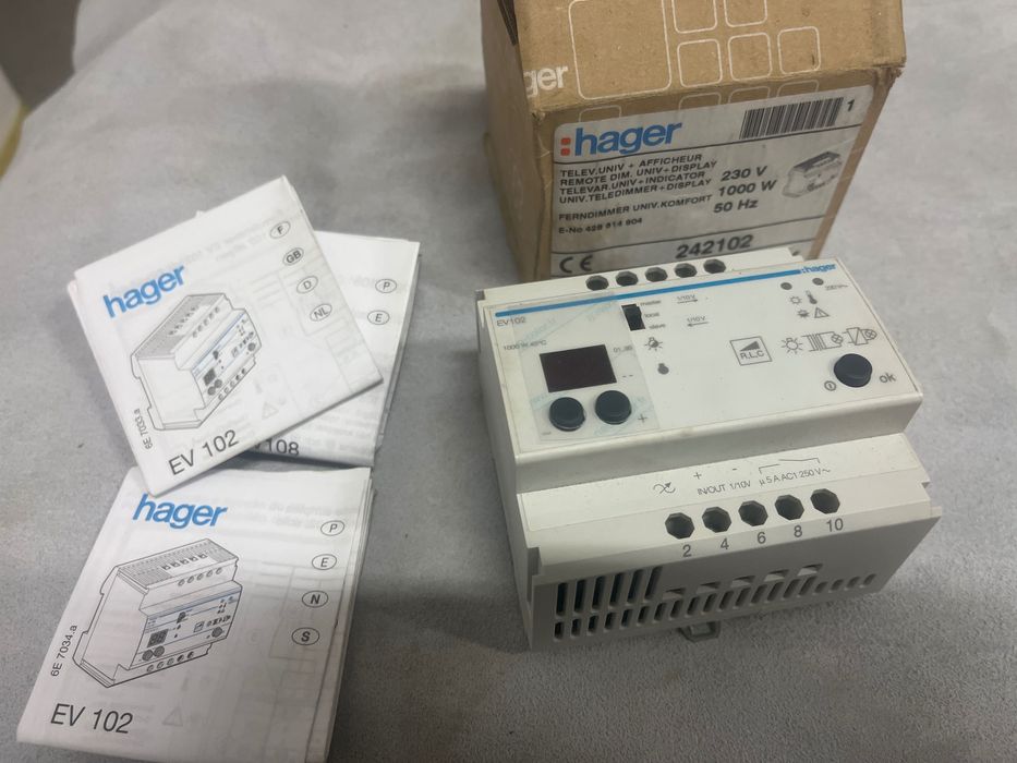 Ściemniacz sterowany Hager 1000W