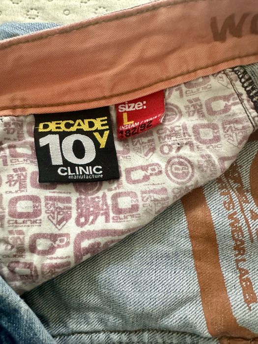 Długie spodnie jeansowe Clinic Decade 10y L