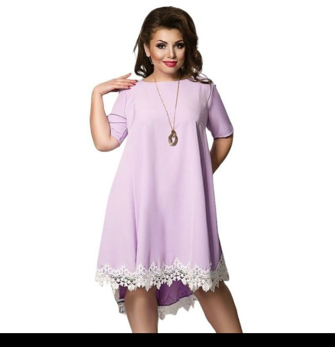 Плаття світло фіолетове 4 хl