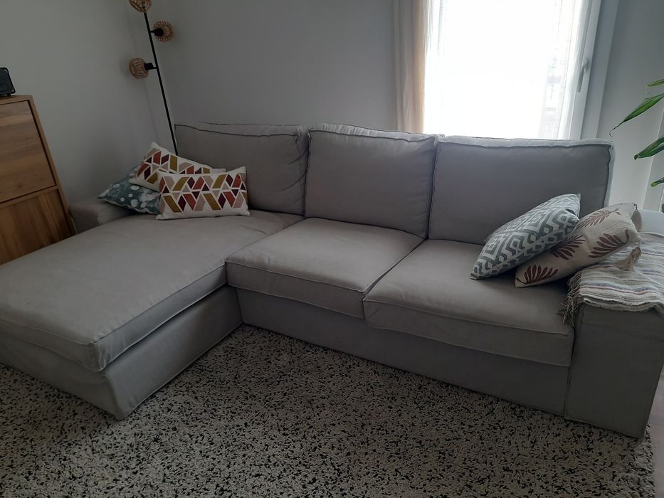 Sofá 3 lugares com Chaise longue