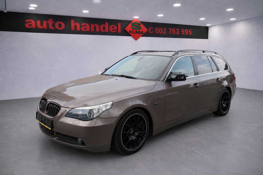 BMW 523i 2.5 benzyna manual 177km e61 skóry piękna wersja wysposażenia