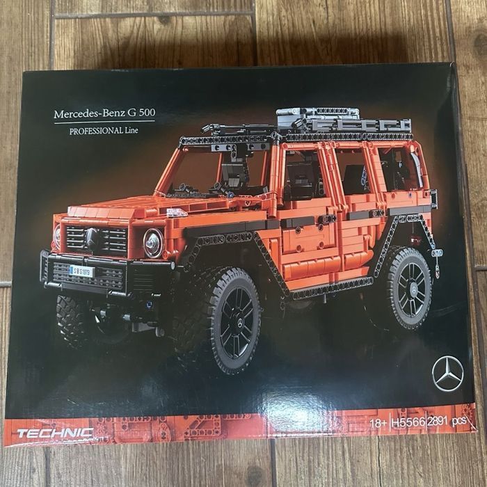 ‼️КОЛЬОРОВА КОРОБКА‼️Mercedes G-500 2891 Конструктор як Лего(Код 1025)
