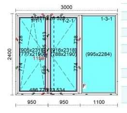 Sprzedam okno tarasowe VEKA 3-szyby NOWE!!!