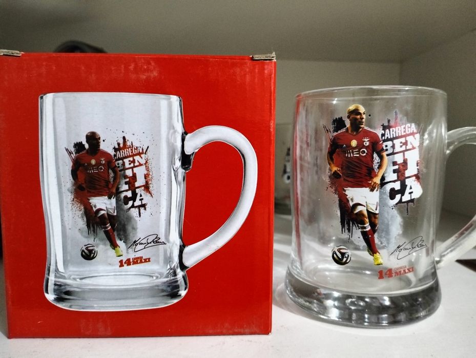 Coleção 12 canecas do Benfica época 14/15