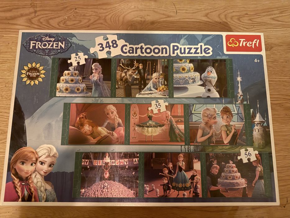 Puzzle Frozen Kraina Lodu Trefl 9 In 1