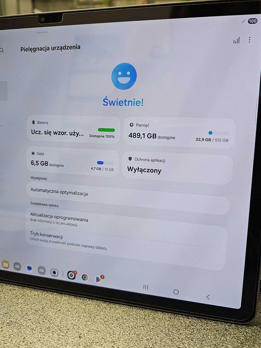 Tablet Samsung Galaxy Tab S10+ SM-X820  12 / 512 GB Gwarancja