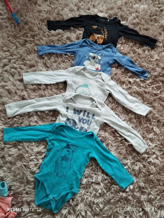 Zestaw body 80-98 mega paka 25 sztuk