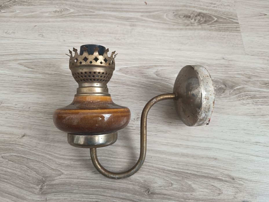 Stara lampa, kinkiet, Polam typ 18 K417