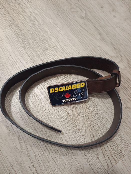 Pasek skórzany z klamrą  Dsquared2