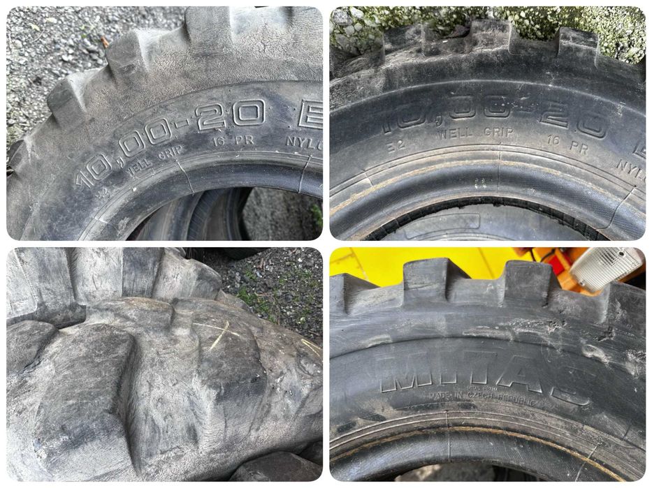 OPONY 10.00-20, 10.00R20, 10R20, 10-20, 10X20, 1000R20 MITAS 16PR (60%