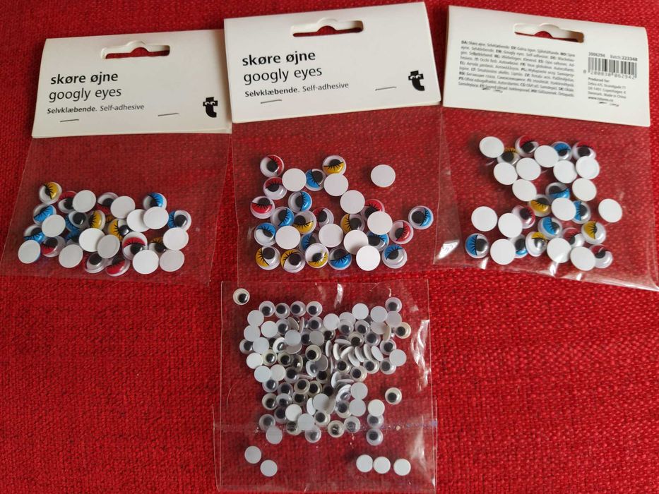 Conj. 4 Pack of Movable-Eye Stickers for Activities64752034314114120