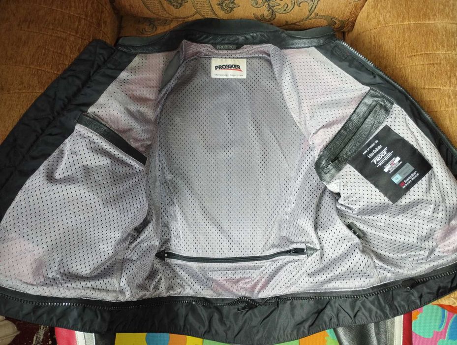 Шкіряна мотокуртка Probiker