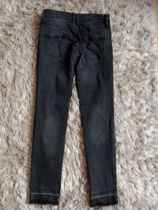 spodnie jeansy  dziewczęce 140  skinny rurki Denim Co