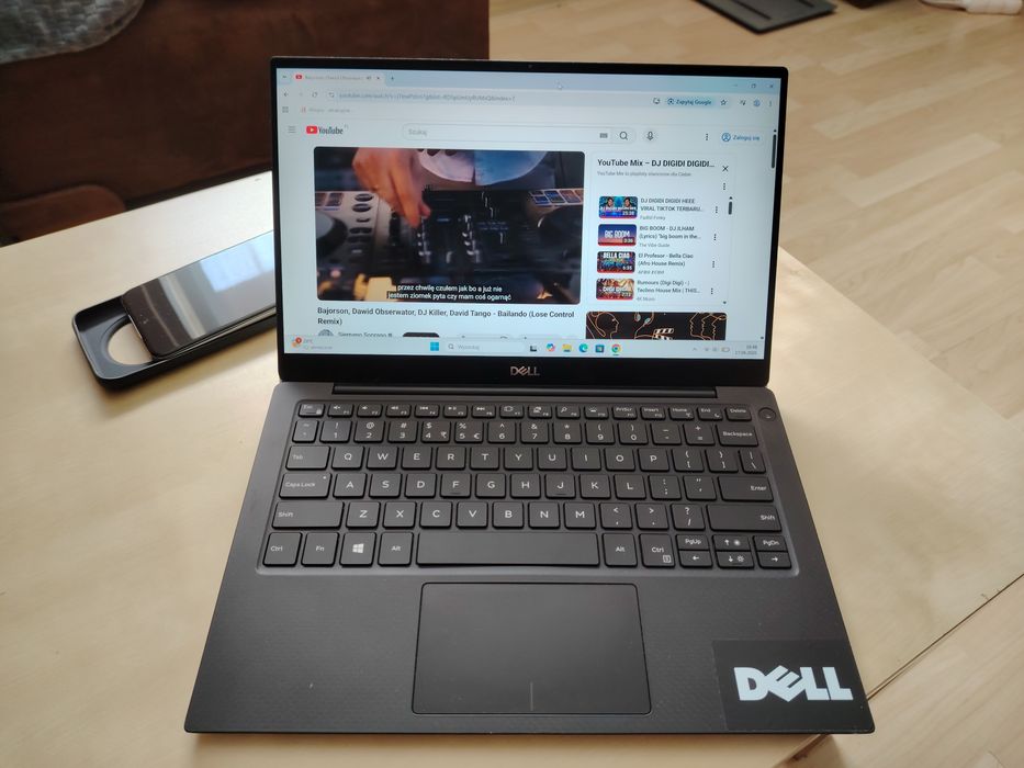 Dell xps 13 9380 4k dotyk ultra cienki aluminium.