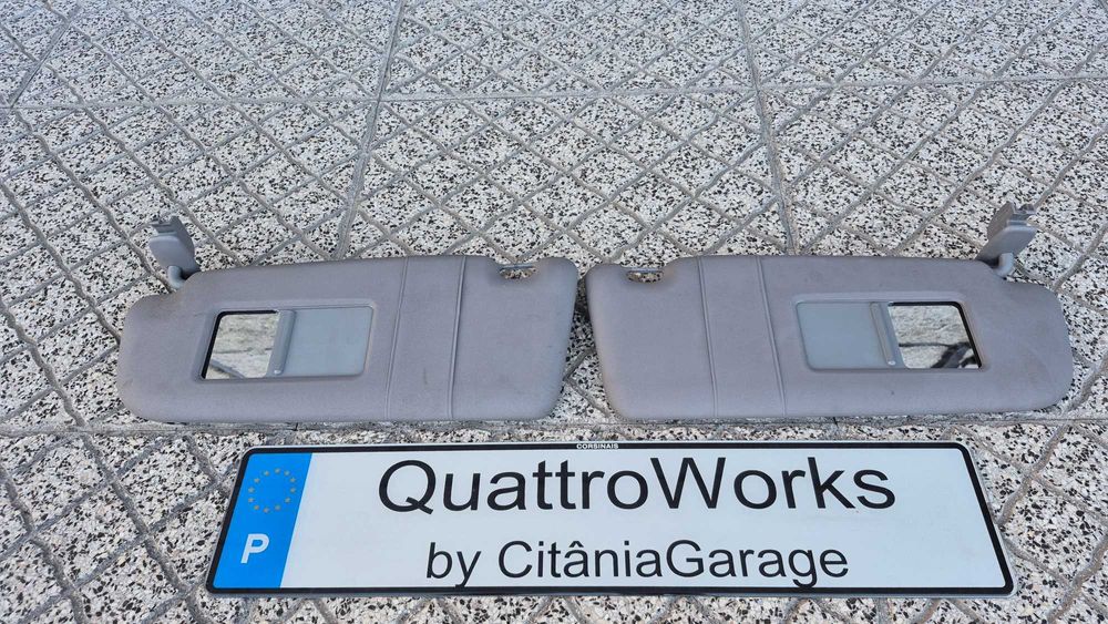 AUDI A4 B5(8D) - A3 8L etc- Palas Sol CINZA IMPECÁVEIS - 1995 até 2002