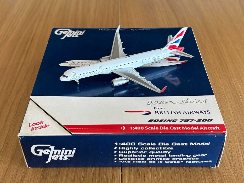 Miniatura British Airways Boeing 757-200