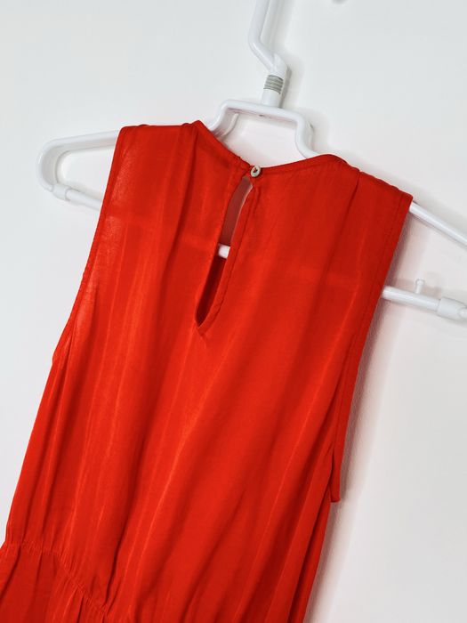 Женский коралловый топ блуза Zara Xs/S оверсайз must have