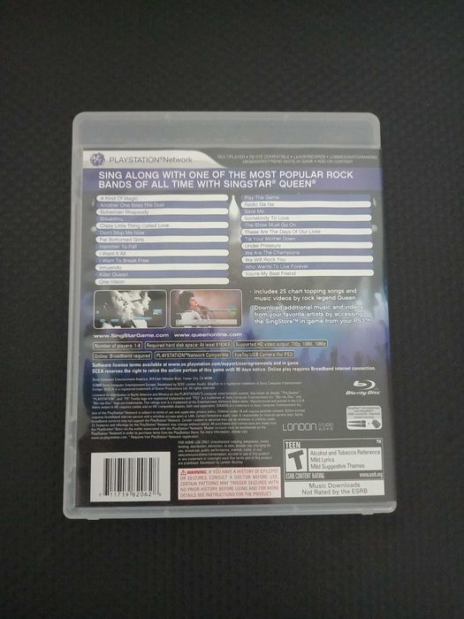 Singstar: Queen Playstation3 ps3