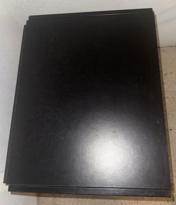 Mesa expansivel/rebativel ikea muddus preta 1 a 2 lugares