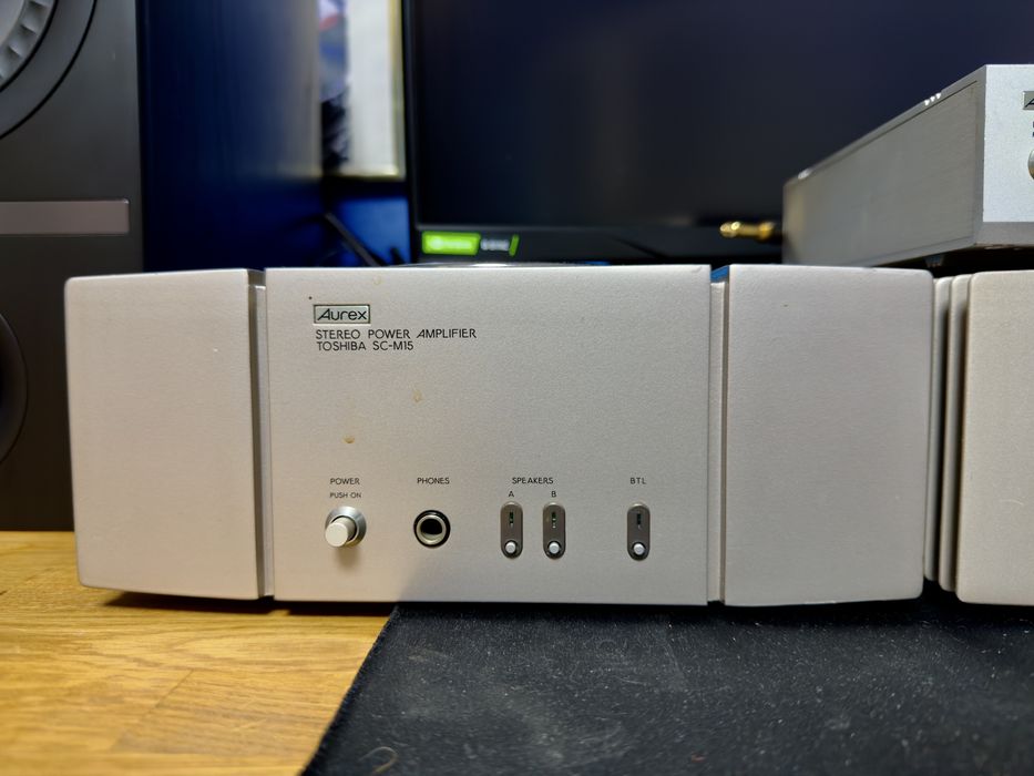 Aurex/Toshiba: 3× SC-M15 + SY-C15 po pełnej renowacji (dokum, pomiary)