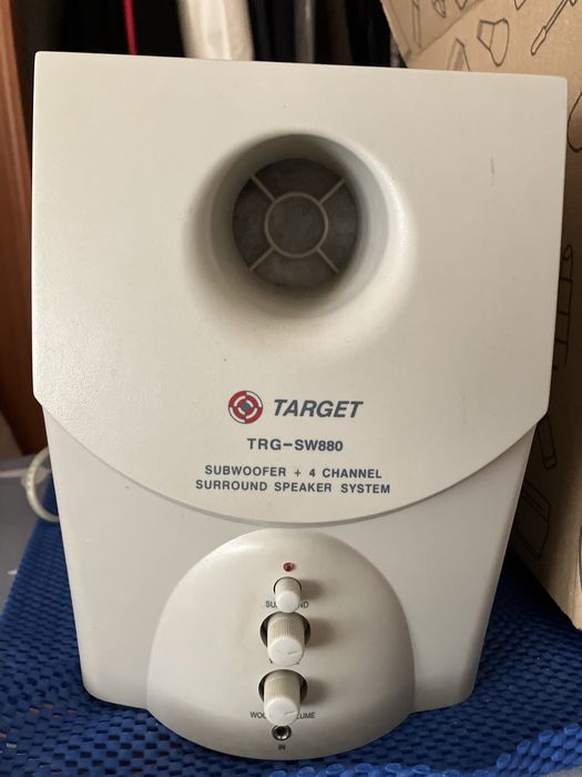 Colunas Target Subwoofer + 4 Channel TRG SW880
