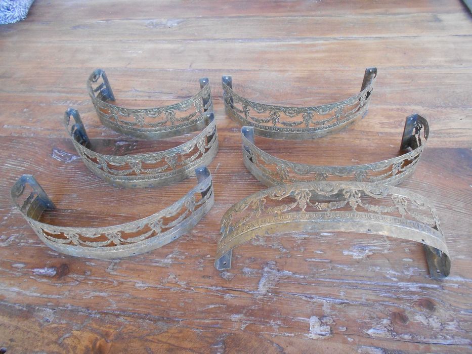 Chapas antigas latao trabalhado decoraçao restauro retro