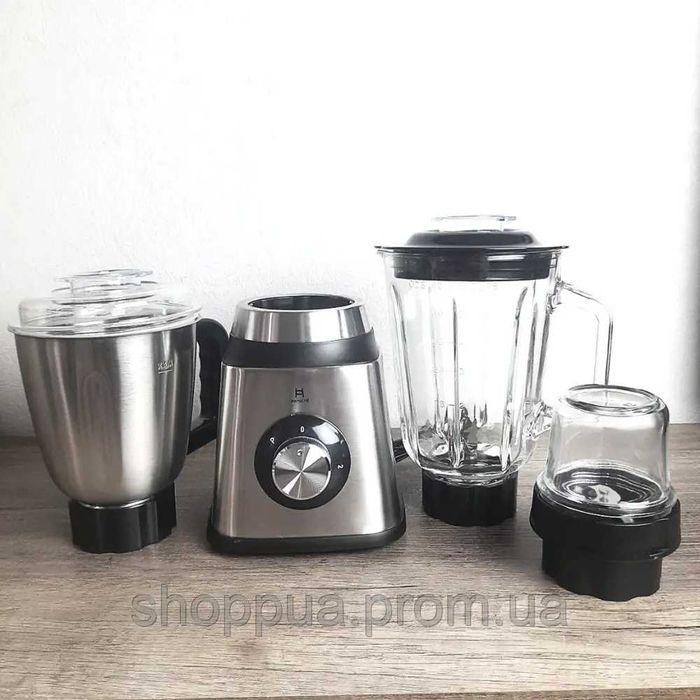 Блендер Zepline ZP-069 3в1 2000 Вт кофемолка+мясорубка+измельчитель