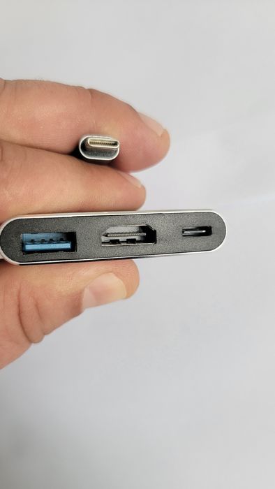 Багатофункціональний адаптер (конвертер) VVG USB-C. Type-c хаб.