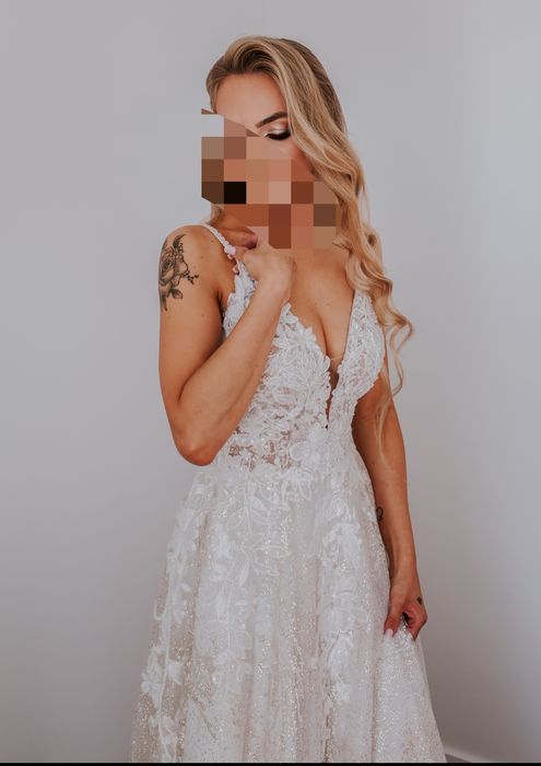 Suknia ślubna Madonna. Model Liretta libertica.