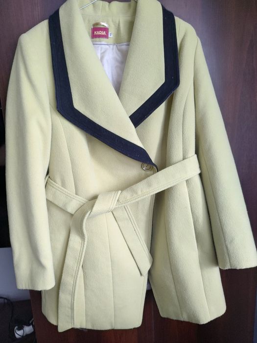 Plaszcz jasnooliwkowy XL