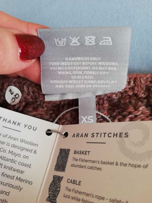 Светр (кардиган) жіночий, 100% вовна мериноса, Aran Woollen Mills