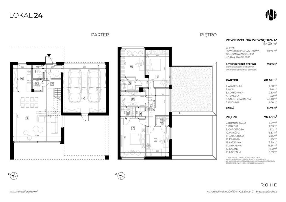 5-pokojowy dom 171m2 Bezpośrednio