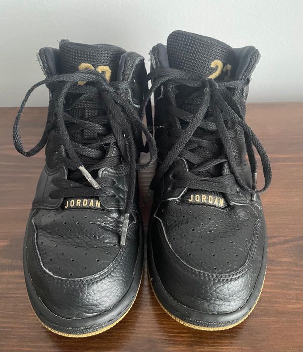 Nike Air Jordan Black Gold Basketball Shoes Eur 33,5
