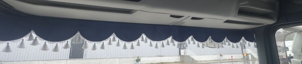 Cortinas camião cor azul