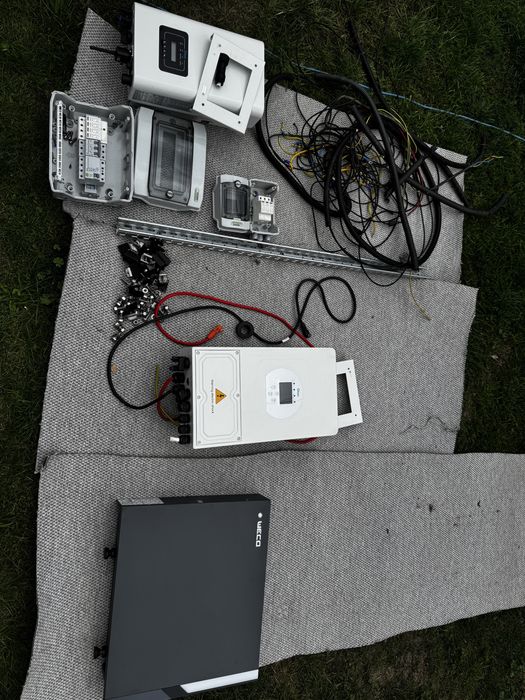 Panele fotowoltaiczne, falowniki, magazyn energii