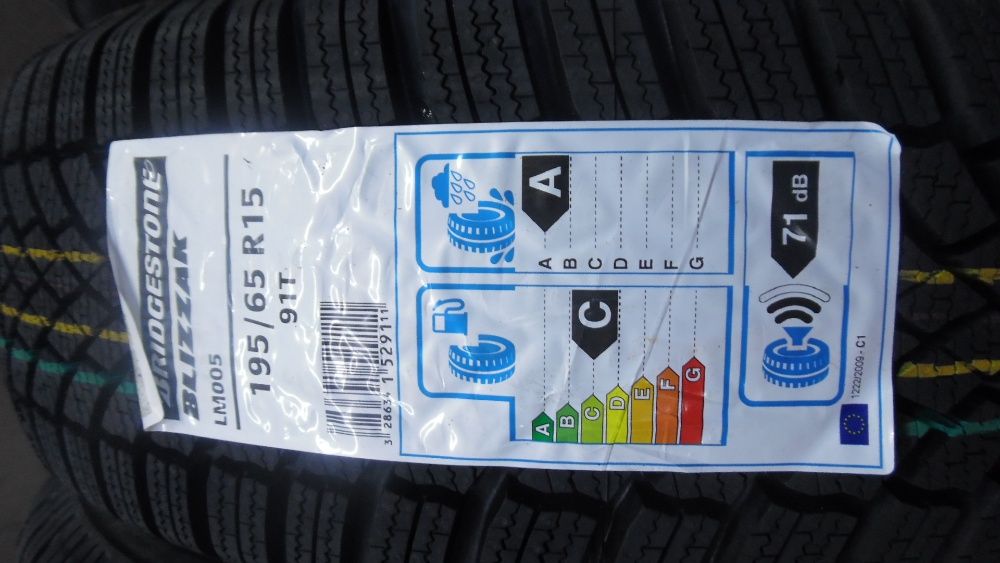195/65R15 BRIDGESTONE Blizzak LM005 , NOWY MODEL , Warto , Andar Opony