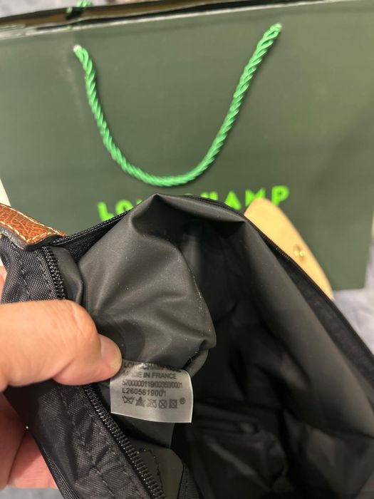 Longchamp torebka czarna M