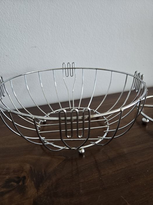 Conjunto de fruteira e porta rolos