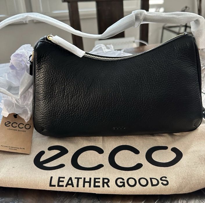 ECCO нова сумка багет шкіряна