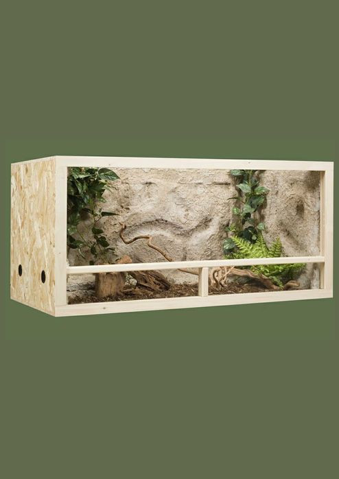 Terrarium z płyty OSB 150x80x80 cm
