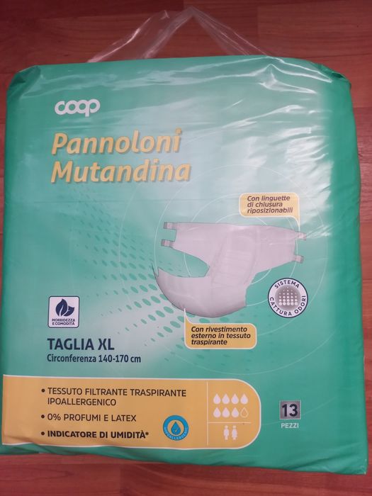 Нові Підгузки для дорослих Coop Pannoloni Mutandi XL