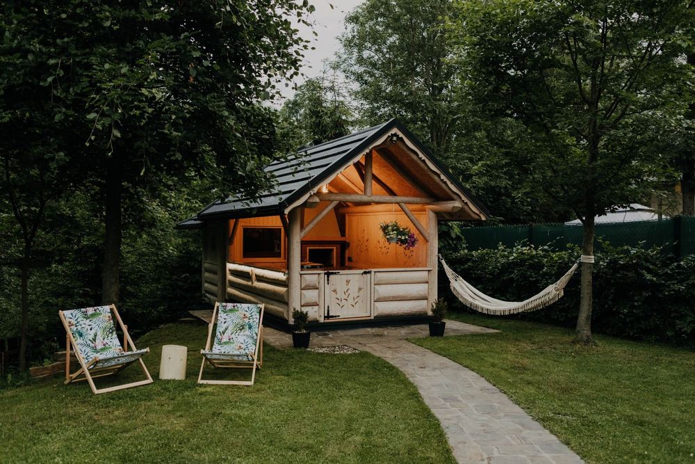 Domek chatka z klimatem w górach BALIA sauna KOMINEK luksus