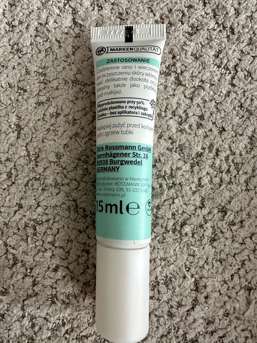 Krem pod oczy Isana kwas hialuronowy i aloes