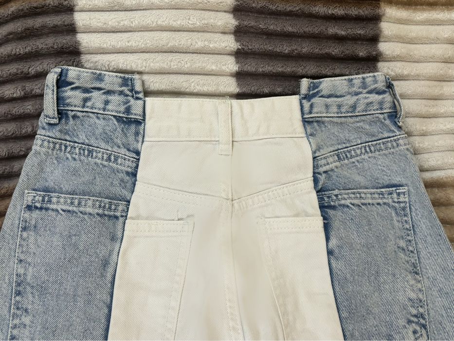 Стильні двокольорові джинси