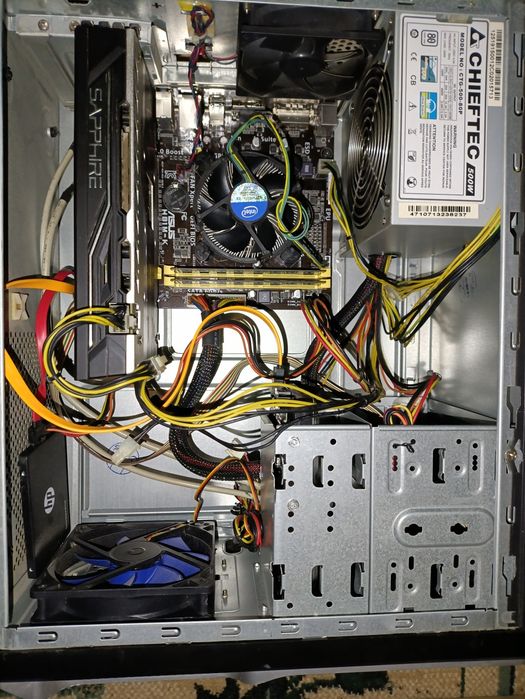 Комп'ютер i3-4160, rx 580 4gb, 8 gb ddr3, ssd120, hdd500