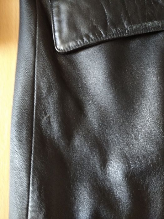 Пиджак кожаный S женский, піджак жіночий шкіра