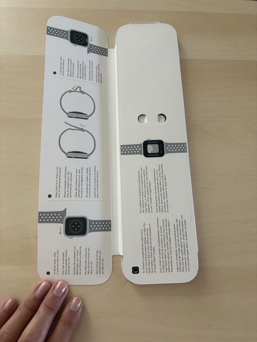 Bracelete Apple Watch Nike Sport Band 44mm (Original - Caixa Completa)
