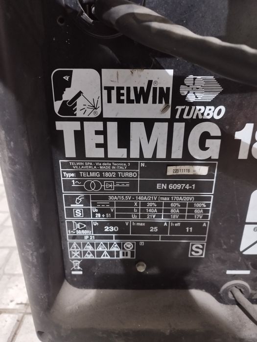 Máquina de soldar Telwin Mig-Mag Monofásica